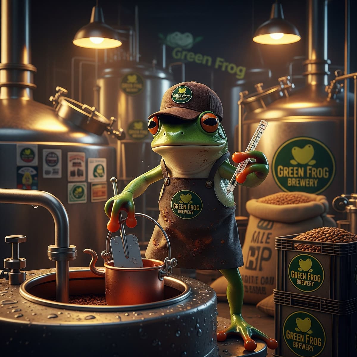 Green Frog Brewery — grodan brygger öl